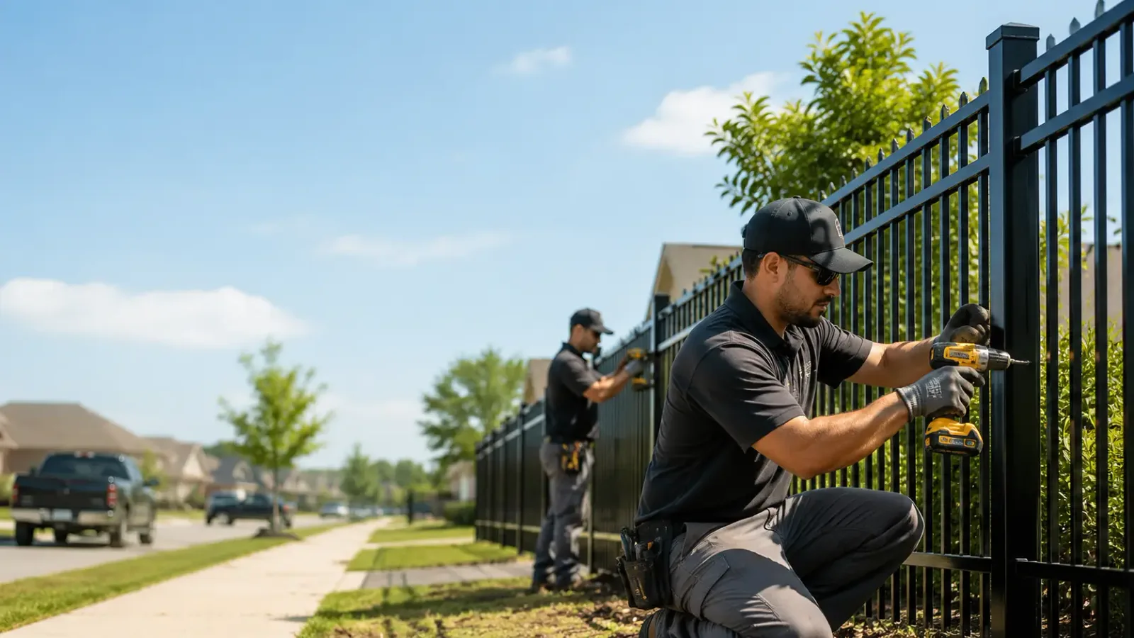 Metal Fence Installation in Red Oak, TX